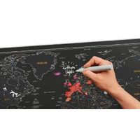 Scratch Map Chalk Edition